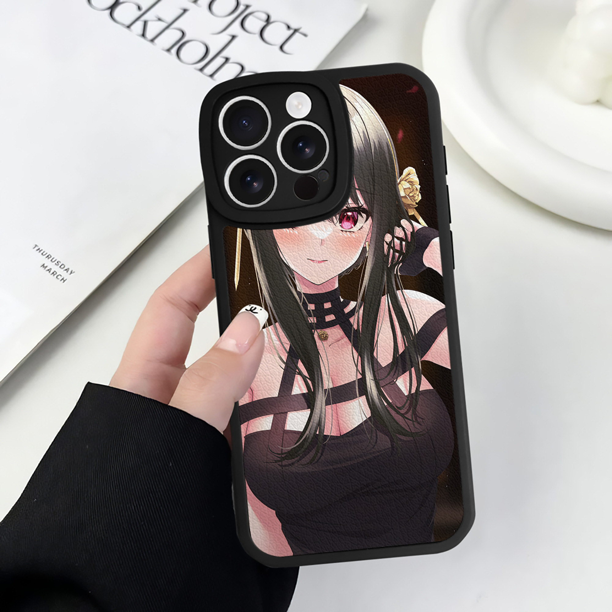 （画像用） SPY×FAMILY间谍家家酒 【iPhone 16シリーズ対応】シリコンスマホケース（レザー調） 材質：シリコン